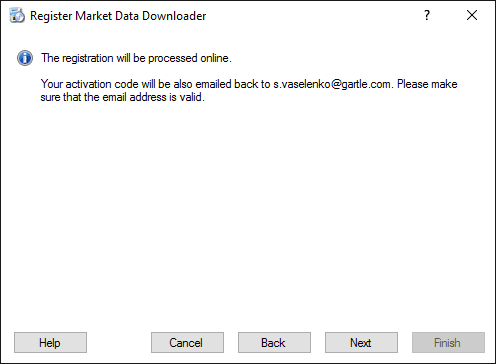 Market Data Downloader Registration - Check online data Market Data Downloader Registration - Check online data