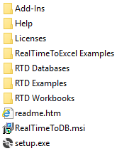 RealTimeToDB Setup Package